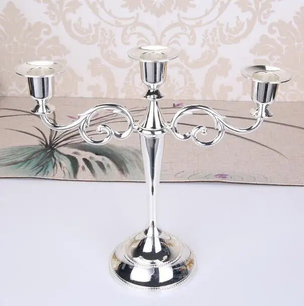 Gothic 3-Arm Candelabra | Vintage Haunted Mansion Candlestick Holder