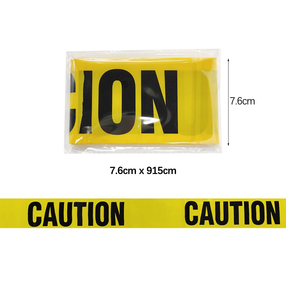 Halloween Caution Tape: Spooky "Enter If You Dare" Decoration