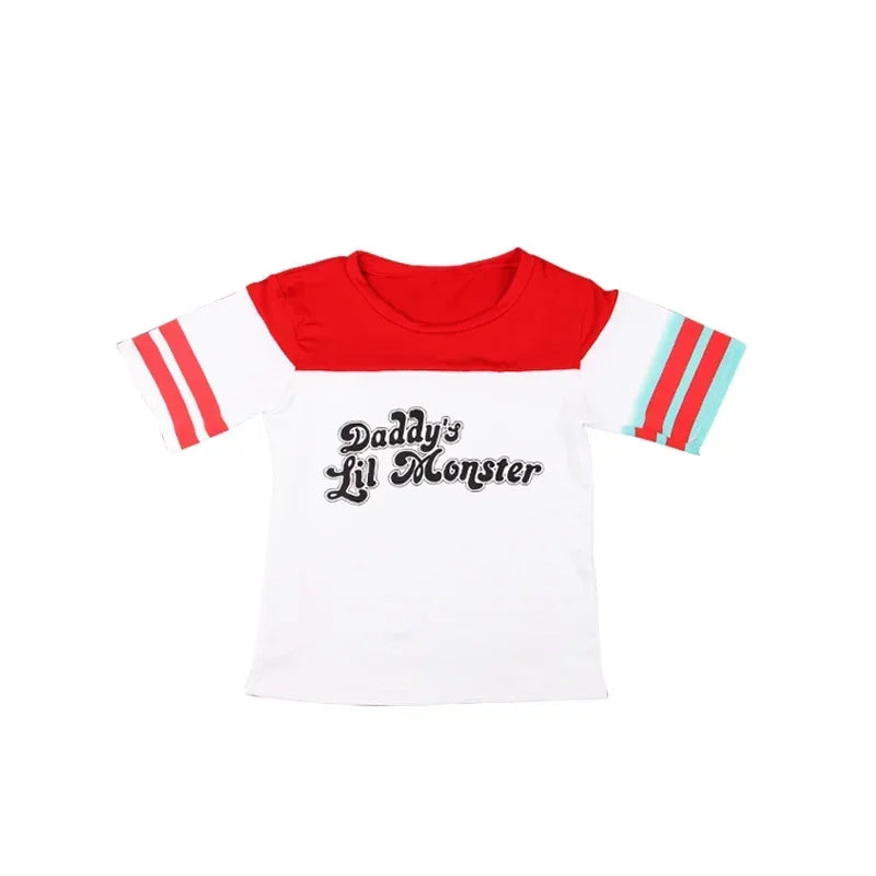 Harley Quinn Costume Set | 3-Piece Outfit (Jacket, Shirt, Shorts)