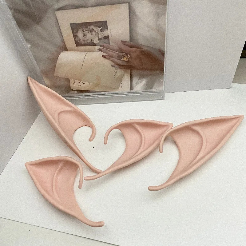 Soft Latex Elf Ears (1 Pair) | Fairy &  Pixie Prosthetic Ears for Halloween Cosplay