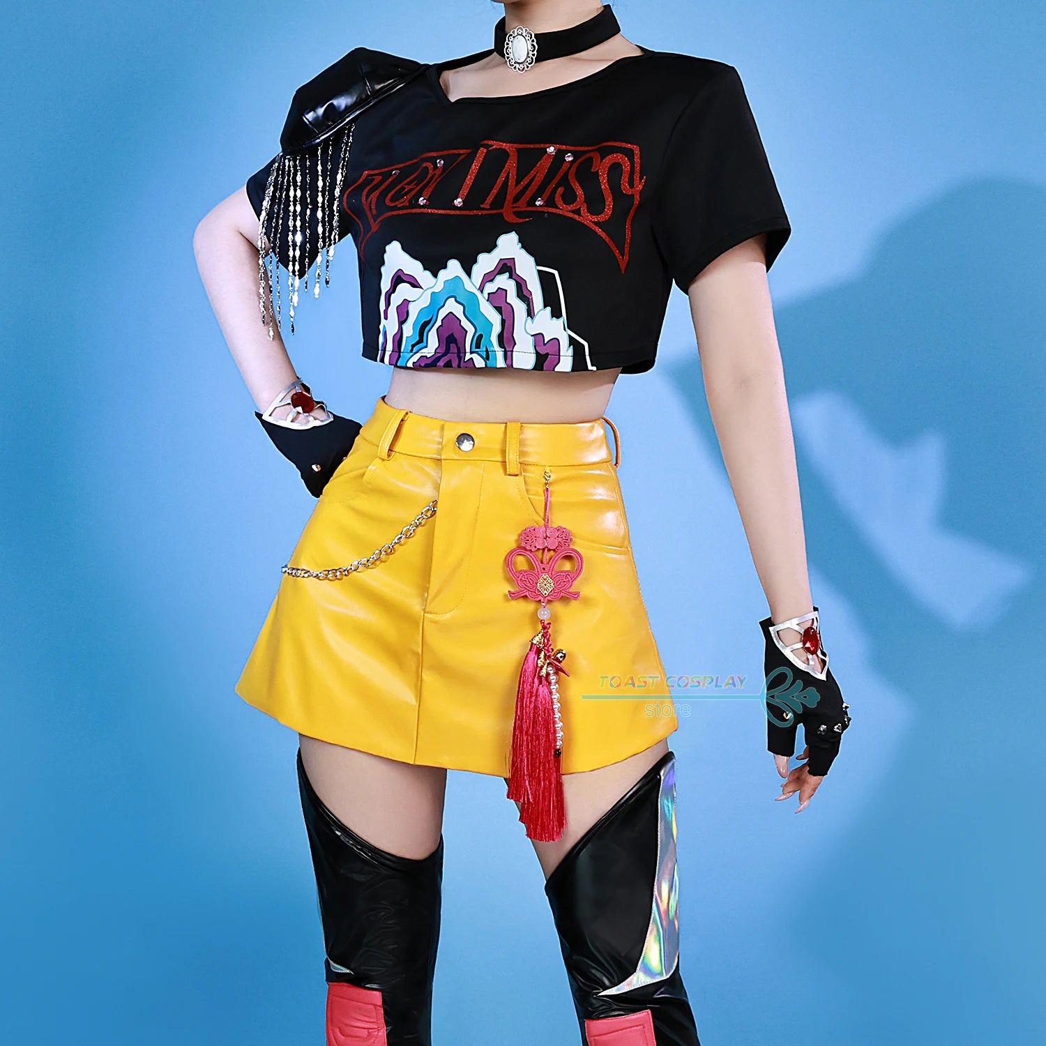 KPOP Demon Hunters Zoey Rumi Mira Cosplay Halloween Costume