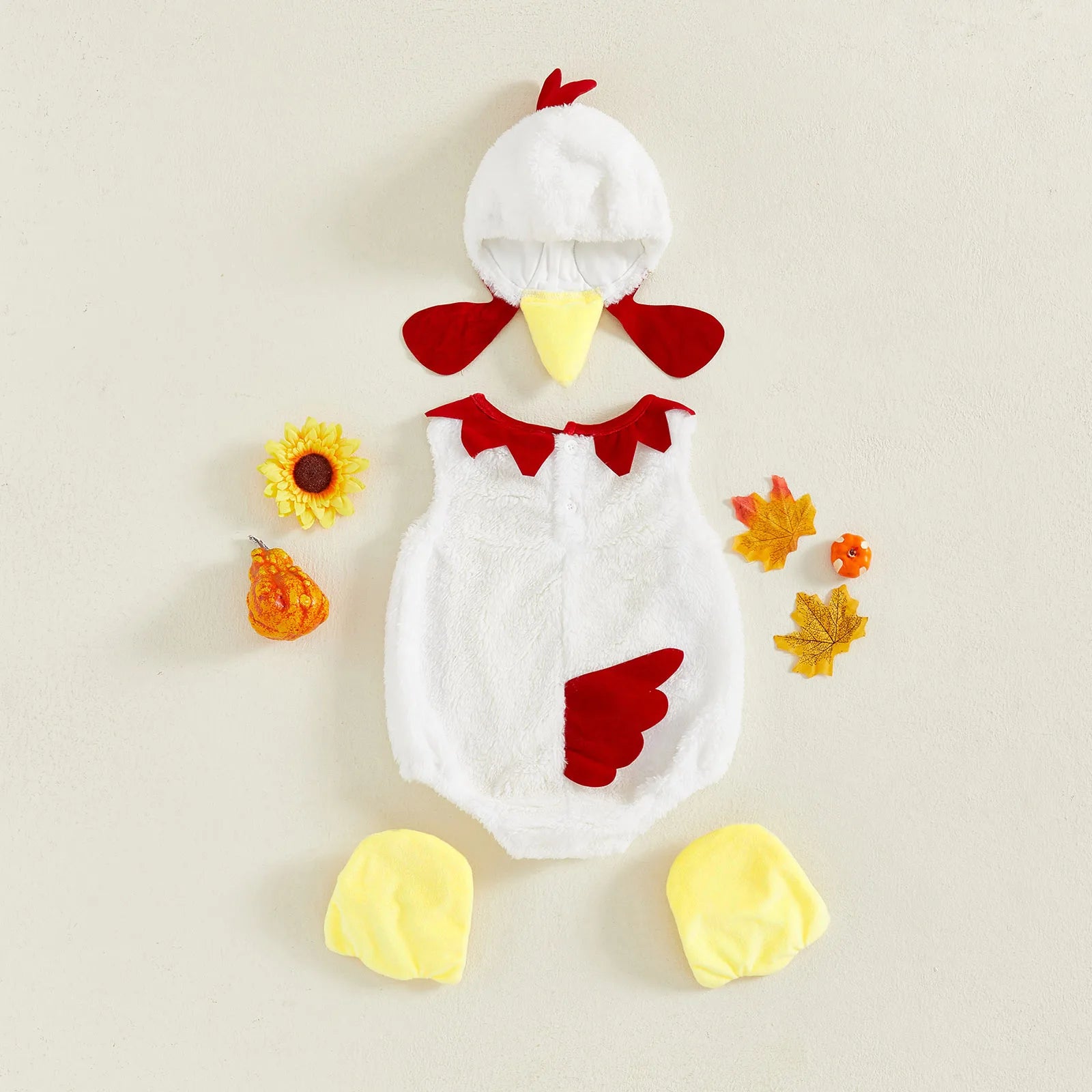 Cutest Chick in the Coop! 3-Piece Baby Costume Set - Infant Halloween Costume