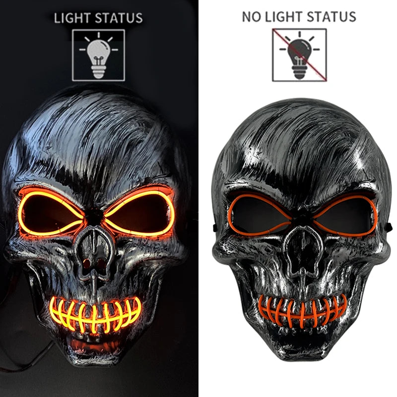 Scary Skeleton Gentleman Mask | Full Head & Chest Latex Horror Mask with Top Hat