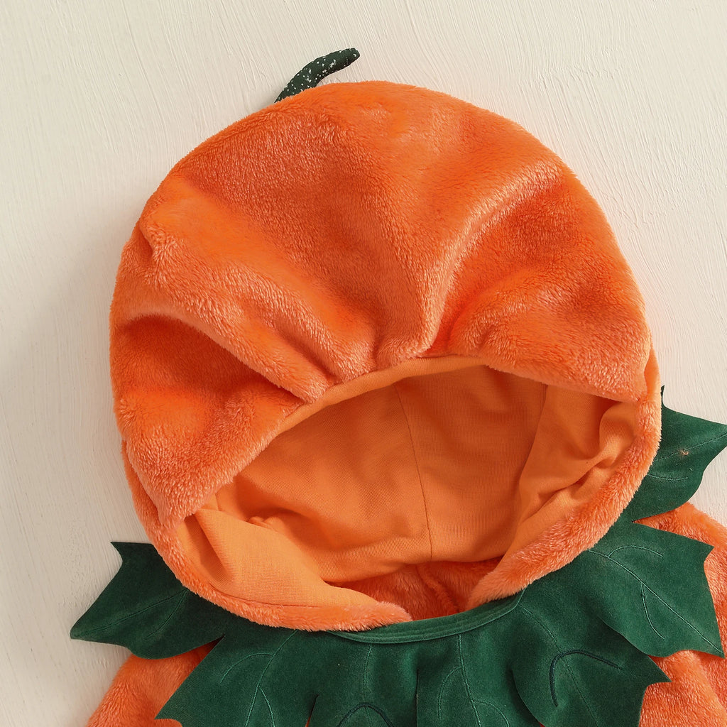 Cozy Pumpkin Costume Romper for Infants - Infant Halloween Costumes