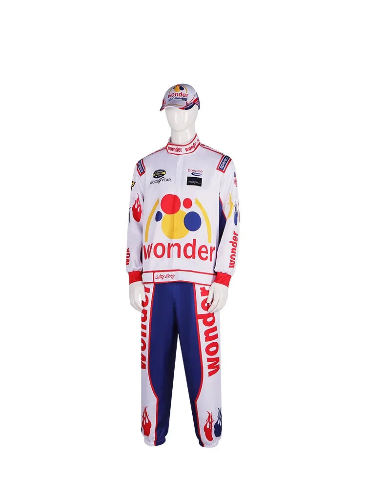 Ricky Bobby Cosplay Costume: Talladega Nights Racing Suit