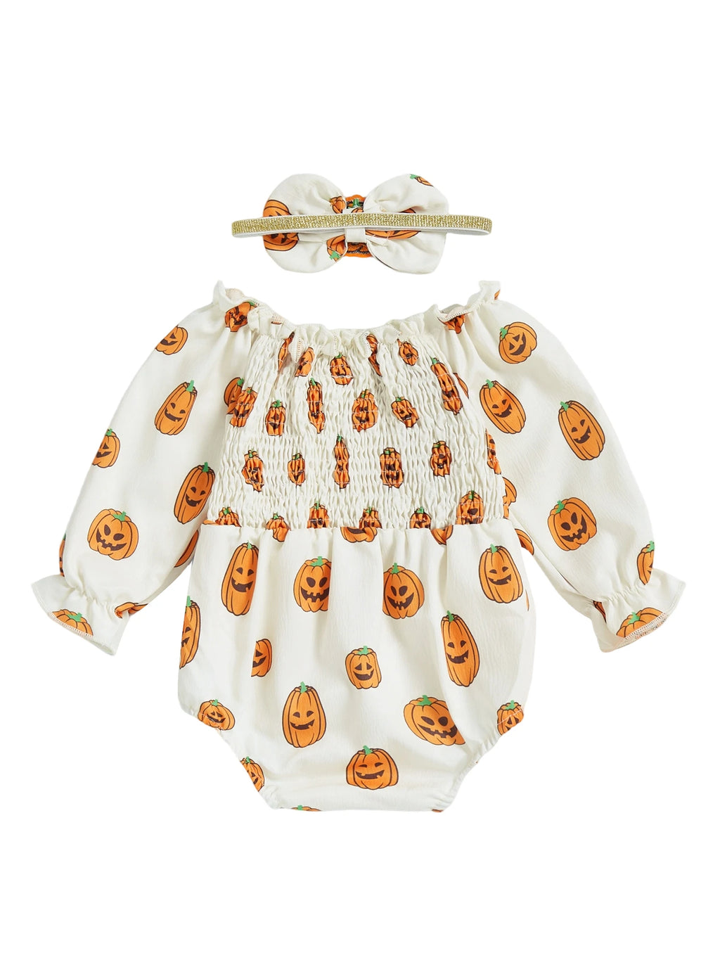 Boo-tiful Baby Ghost Romper & Headband Set - Infant Halloween Costume