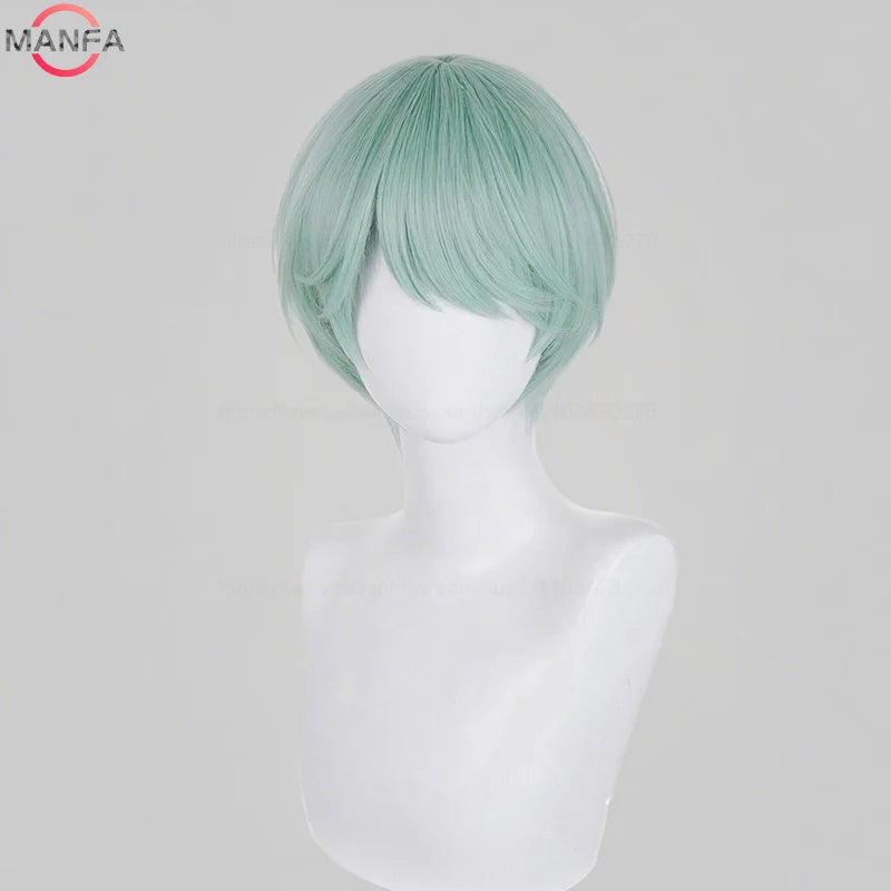 Baby Saja Cosplay Wig – K-Pop Demon Hunter Inspired Short Heat-Resistant Wig + Cap