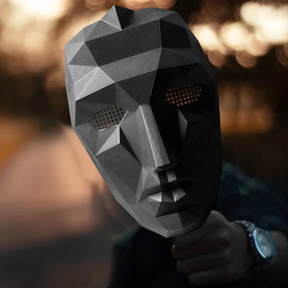 Squid Game Cosplay Masks | Choose Your Role: Front Man or Soldier (Circle, Square, Triangle)