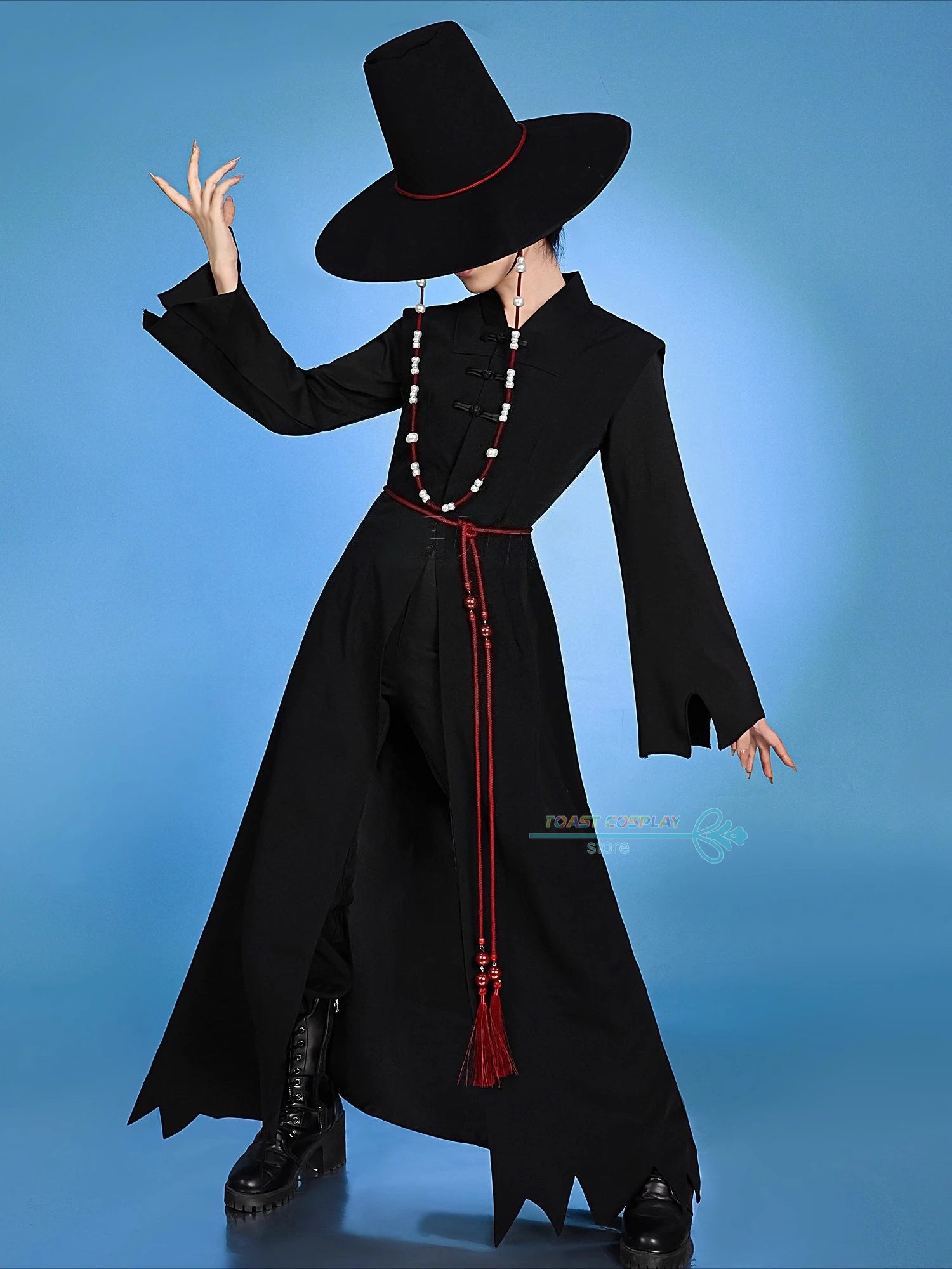 K-Pop Demon Hunter Cosplay Costume: Unisex Black Outfit for Halloween