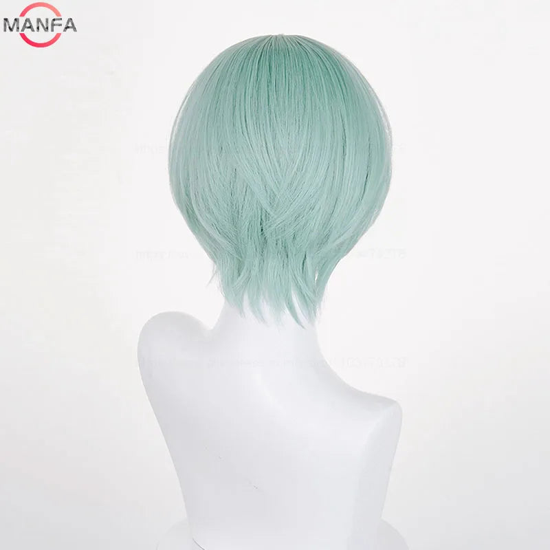 Baby Saja Cosplay Wig – K-Pop Demon Hunter Inspired Short Heat-Resistant Wig + Cap