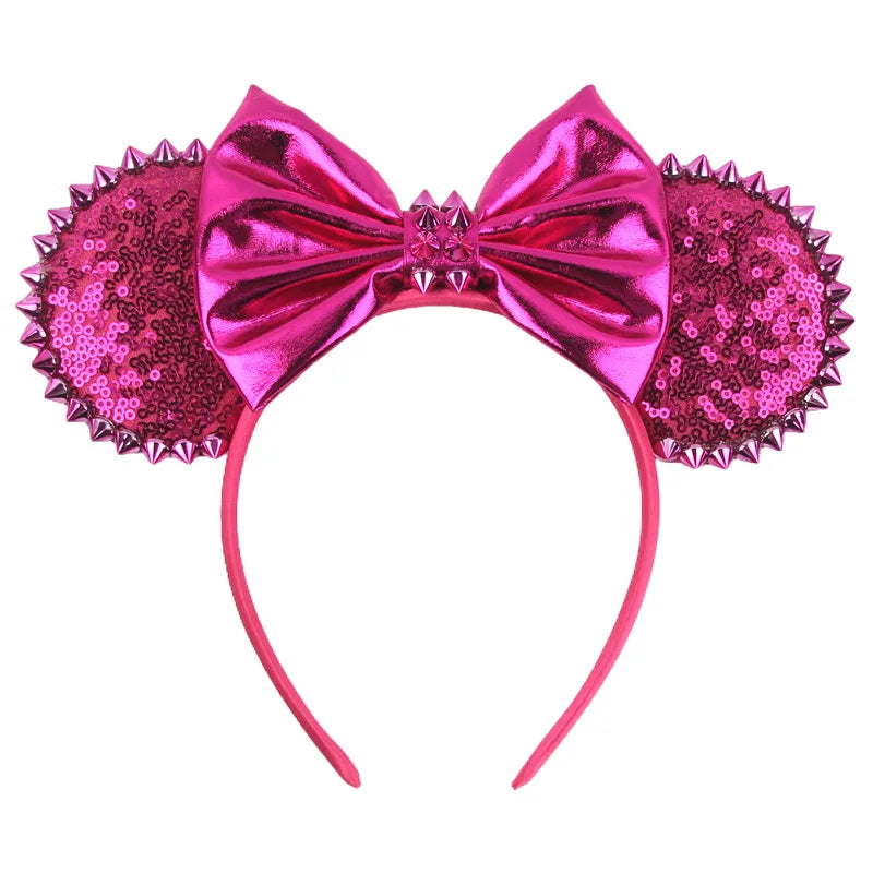 Halloween Mouse Ears Headband | Spooky Theme Park Style Assortment (Bat, Witch, Pumpkin) | Cute Halloween Accessories