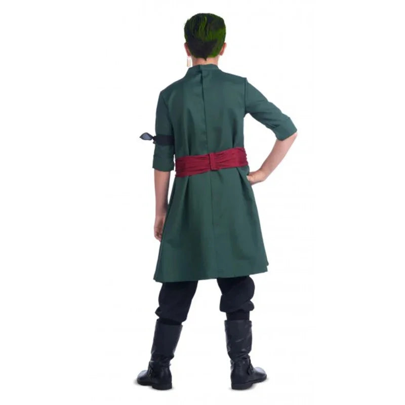 Kids Anime Luffy or Roronoa Zoro Cosplay | Kids Halloween Costume