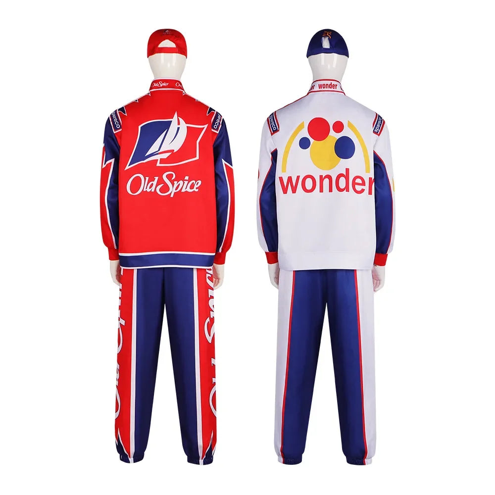 Ricky Bobby Cosplay Costume: Talladega Nights Racing Suit