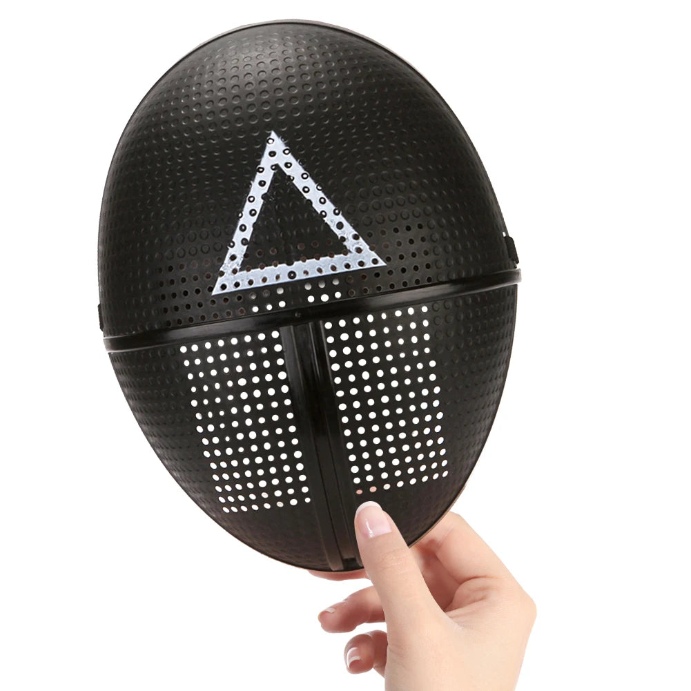 Squid Game Cosplay Masks | Choose Your Role: Front Man or Soldier (Circle, Square, Triangle)