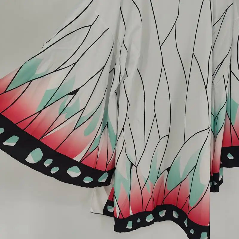 Japanese Anime Kochou Shinobu Cosplay Costume |  Kimono Cardigan