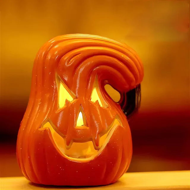 Classic Light-Up Jack O' Lantern - Battery Operated Halloween Pumpkin Decor