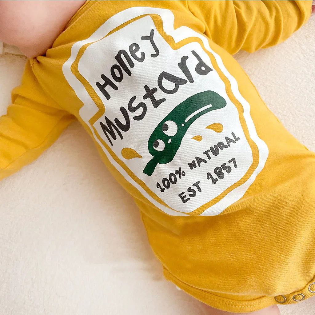 Baby Ketchup & Mustard Costume – Adorable Halloween bodysuit