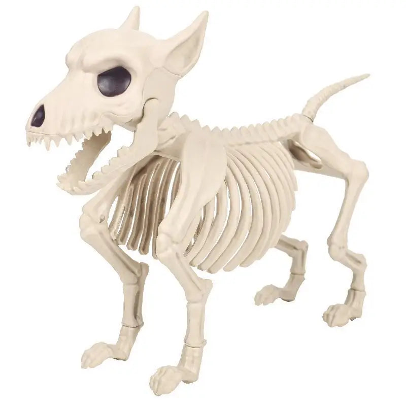 "Bad to the Bone" Posable Skeleton Dog Prop
