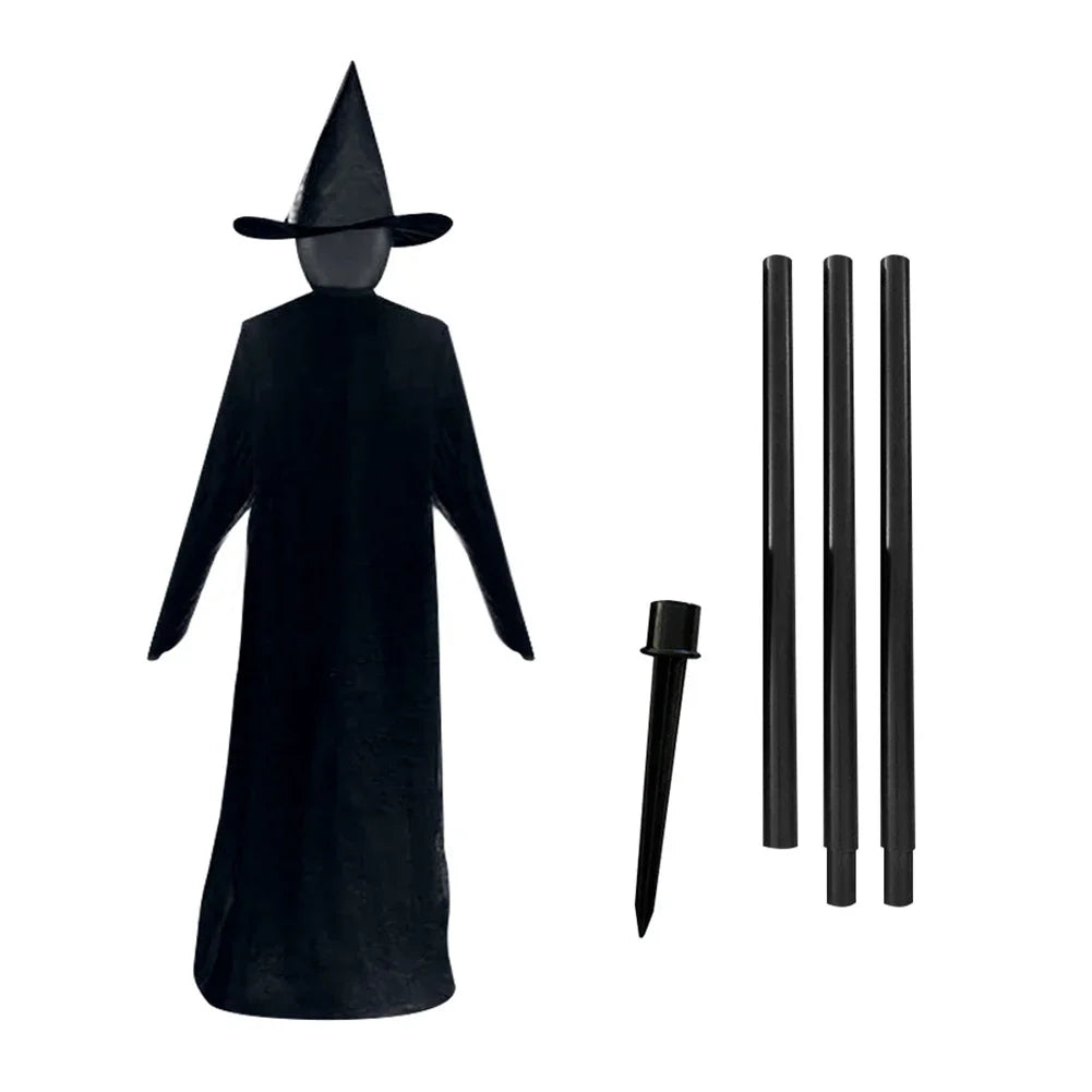 Sound-Activated Light-Up Witches | Holding Hands Outdoor Yard Decor