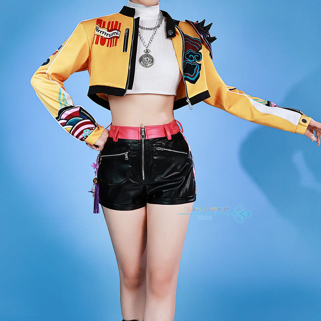 KPOP Demon Hunters Zoey Rumi Mira Cosplay Halloween Costume