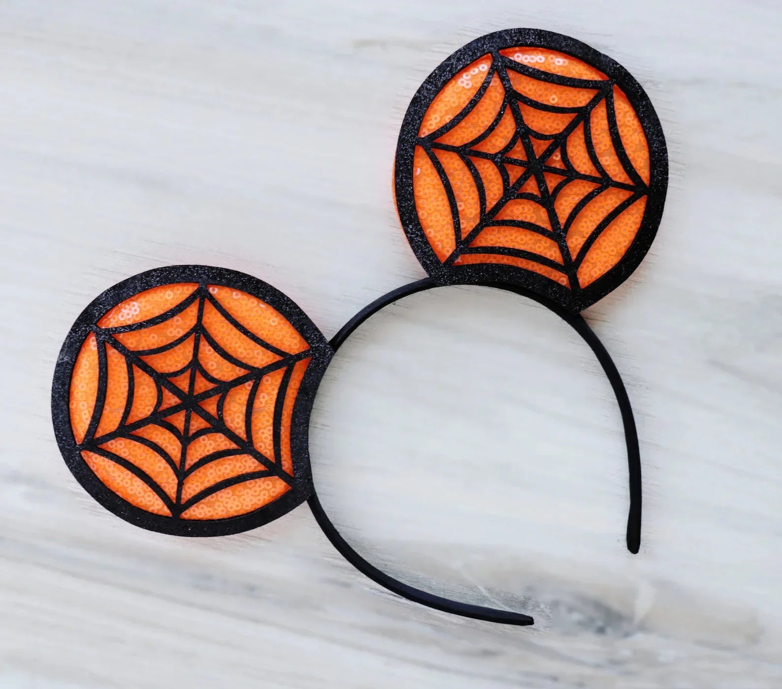 Halloween Mouse Ears Headband | Spooky Theme Park Style Assortment (Bat, Witch, Pumpkin) | Cute Halloween Accessories