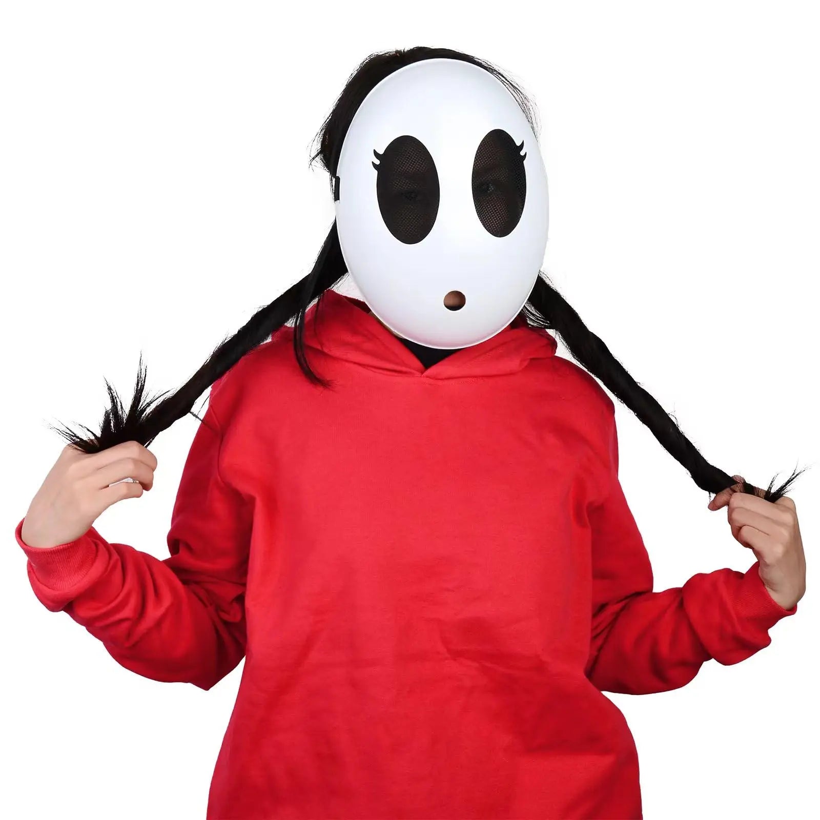 Shy Guy Mask | Video Game Character Cosplay | Halloween Costume Mask (Adult)
