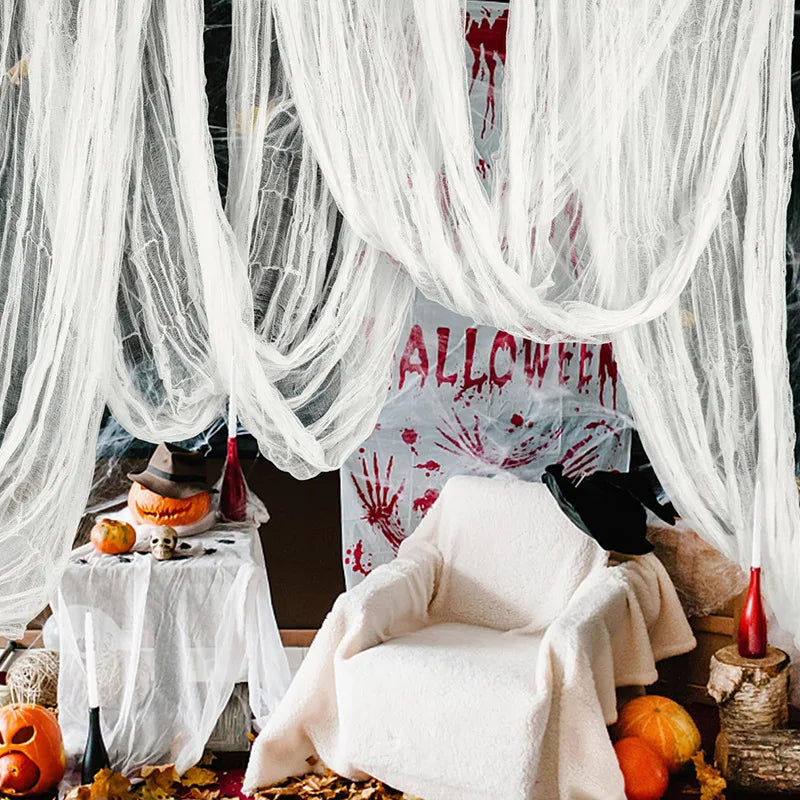Large Creepy Cloth Spooky Gauze | Essential Haunted House Halloween Decor