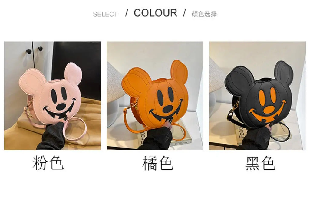 Mickey Pumpkin Crossbody Bag | Theme Park Accessory