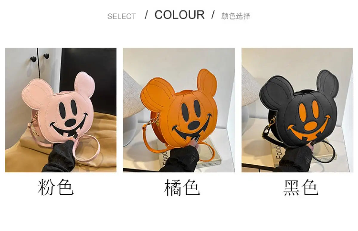 Mickey Pumpkin Crossbody Bag | Theme Park Accessory