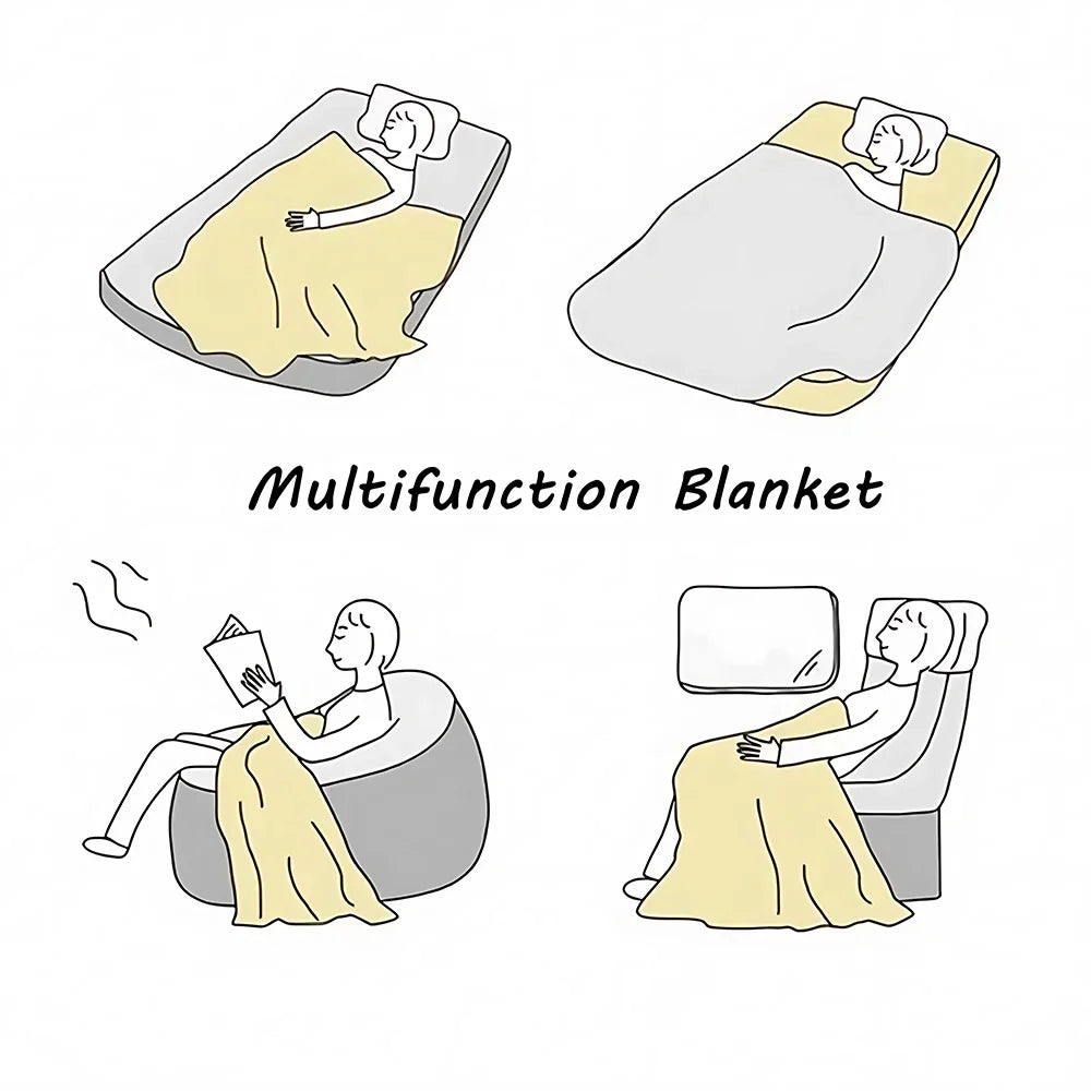 Cute Pumpkin &amp; Candy Plush Throw | Ultra-Soft Coral Fleece Halloween Blanket