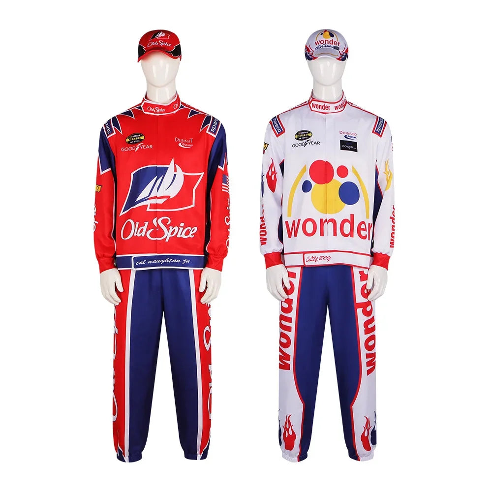 Ricky Bobby Cosplay Costume: Talladega Nights Racing Suit