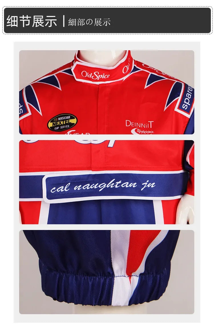 Ricky Bobby Cosplay Costume: Talladega Nights Racing Suit