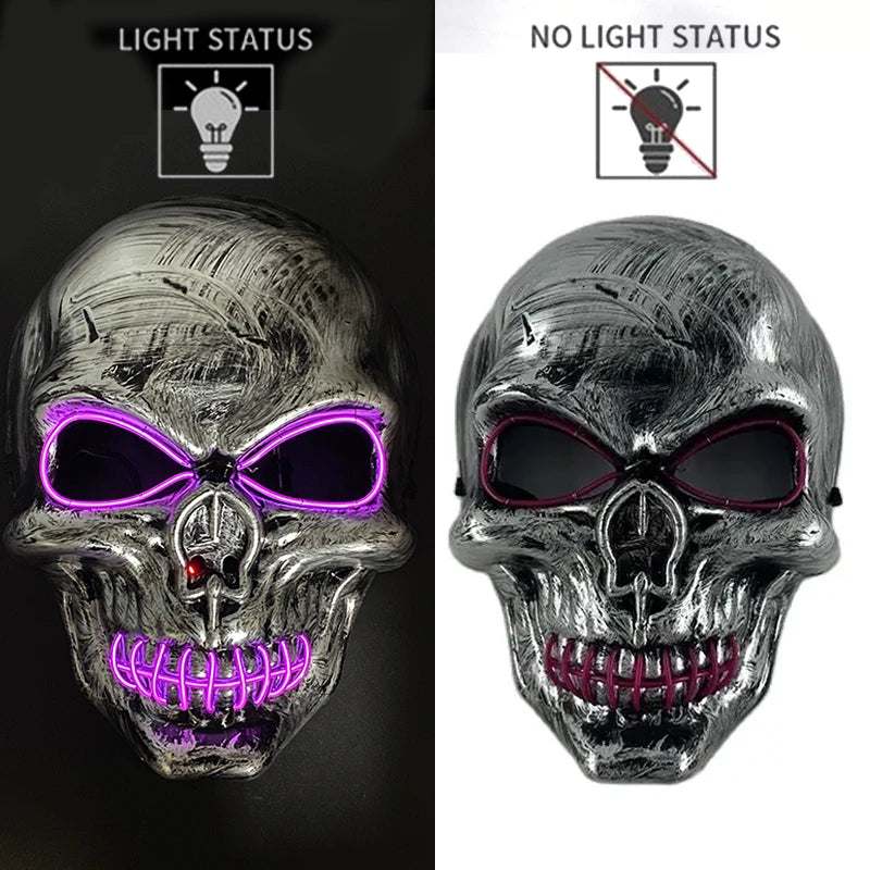 Scary Skeleton Gentleman Mask | Full Head & Chest Latex Horror Mask with Top Hat