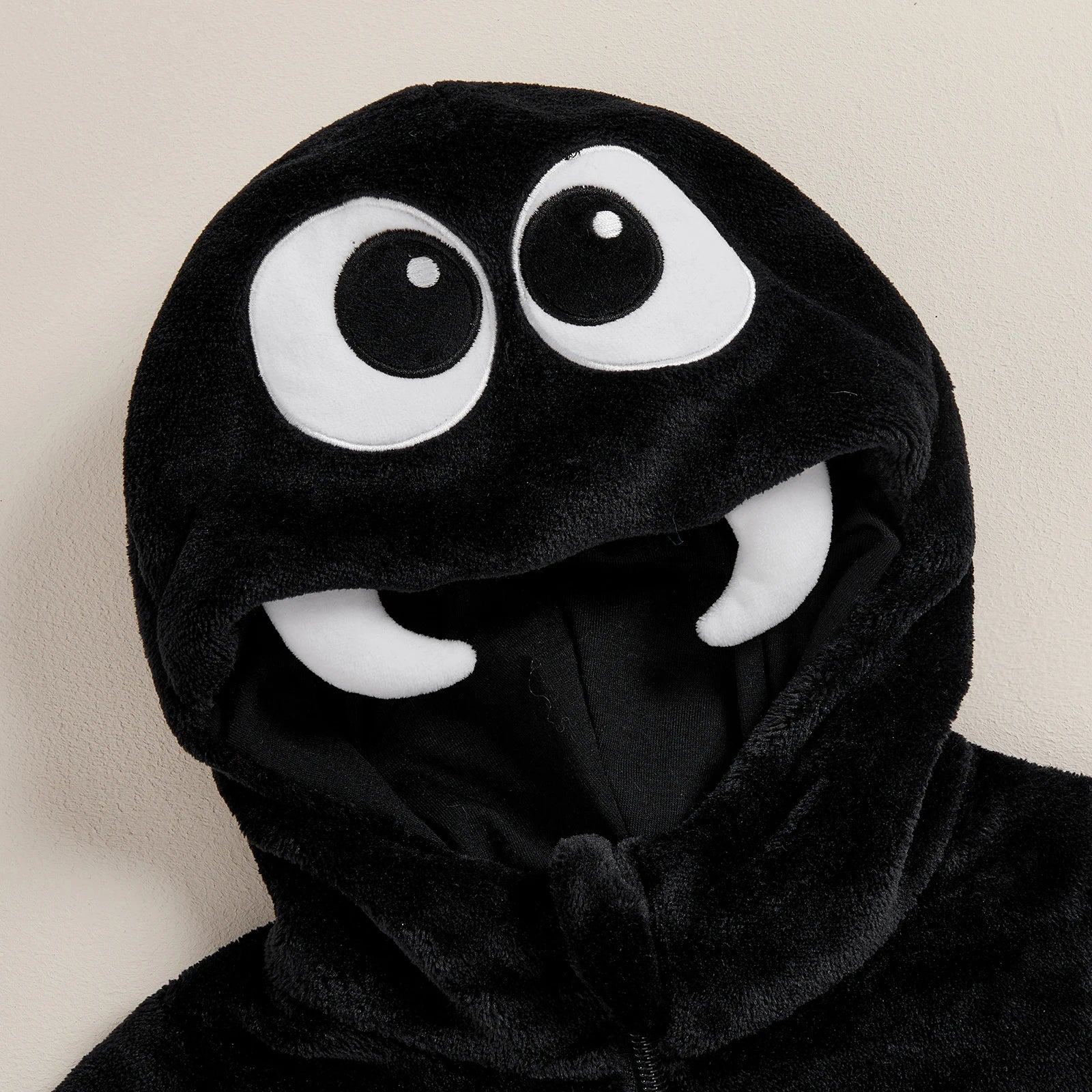 Cute Baby Spider Halloween Costume | Plush Hooded Romper Set with Booties | Deguisement Halloween Bebe