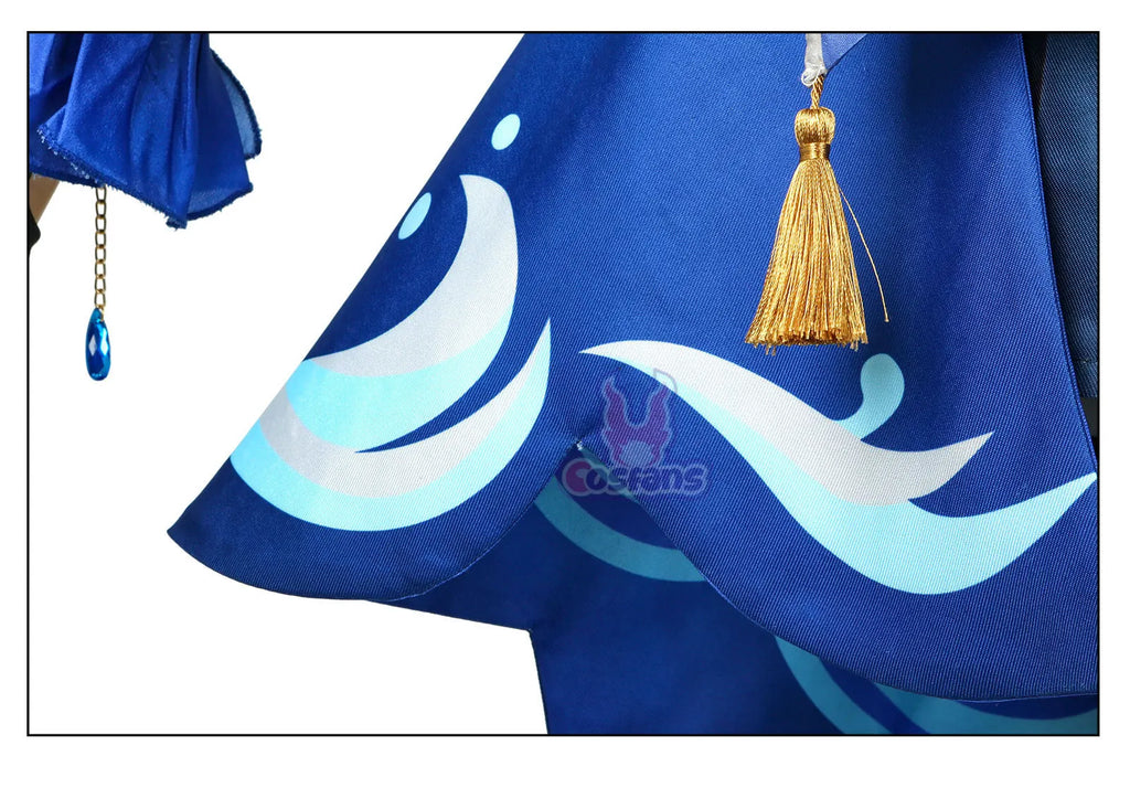 Game Impact Furina Focalors Cosplay Costume Anime Full Set With Hat Fontaine Focalors Halloween Costumes for Women