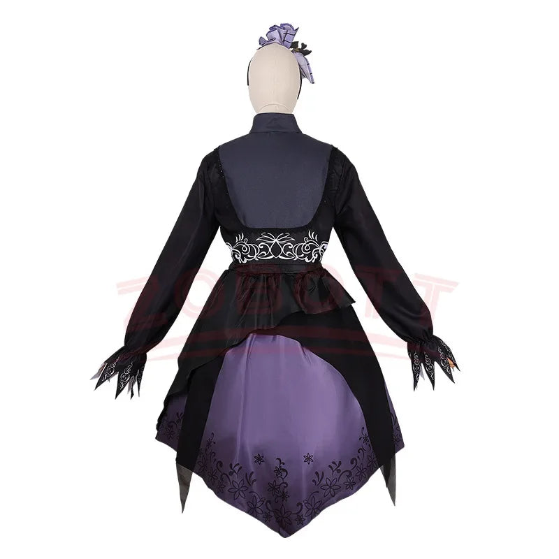 Anime Game Project Sekai Asahina Mafuyu Cosplay Dress & Headgear