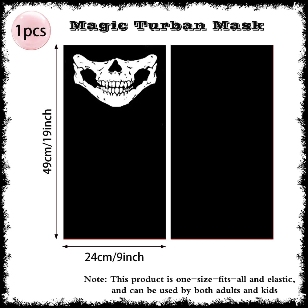 Complete Grim Reaper Costume Set | Includes Robe, Mask, Scythe &amp; GLOW-IN-THE-DARK Gloves (Adult & Kids Sizes)