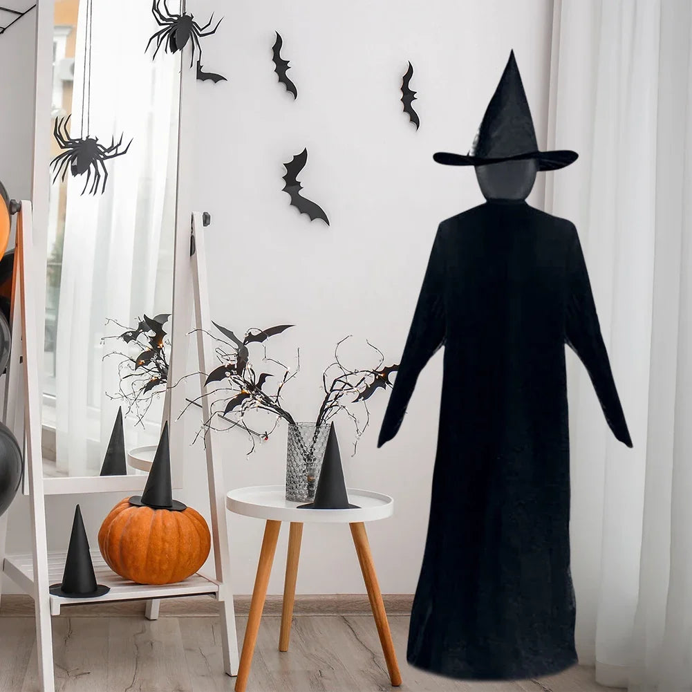Sound-Activated Light-Up Witches | Holding Hands Outdoor Yard Decor