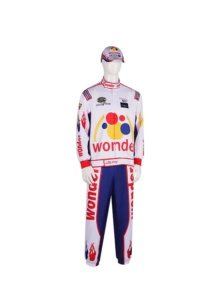 Ricky Bobby Cosplay Costume: Talladega Nights Racing Suit