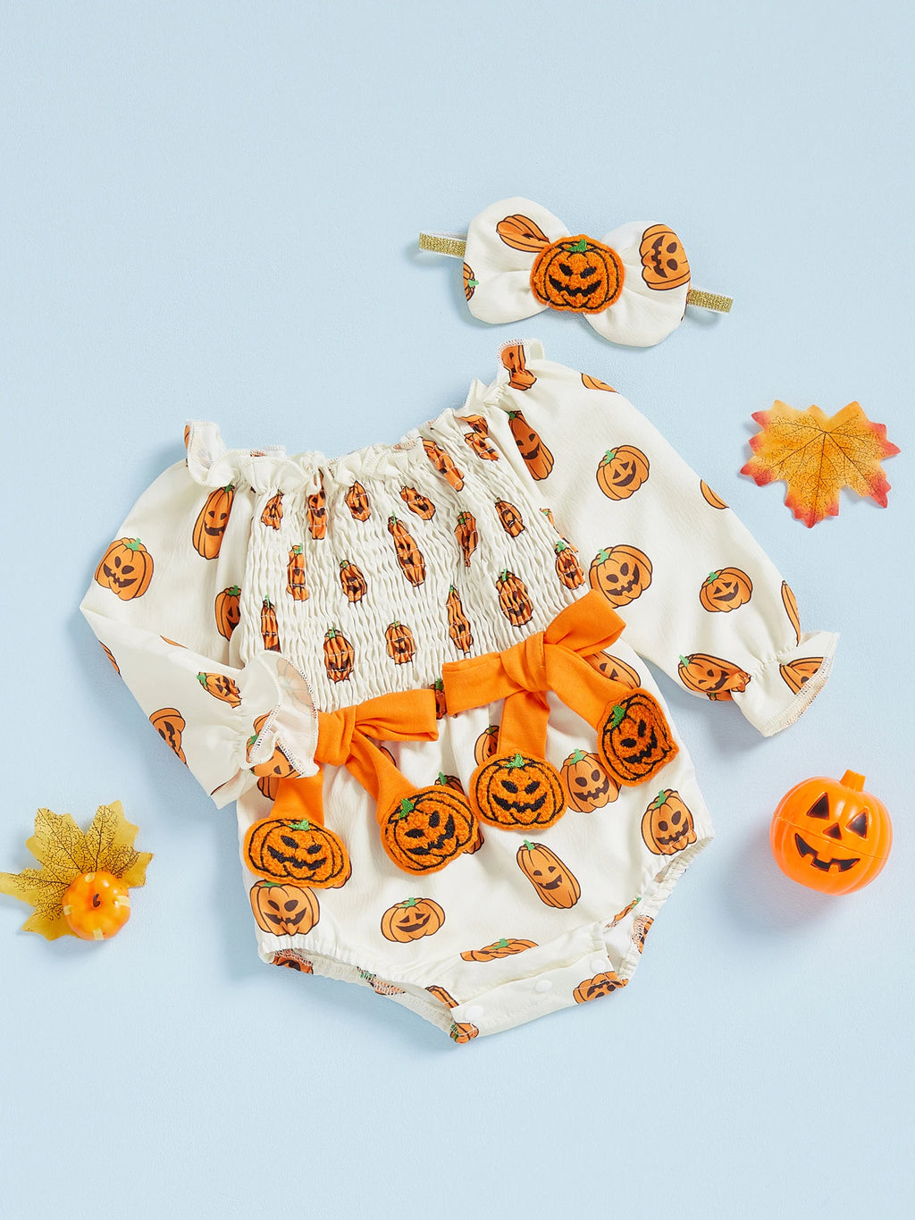 Boo-tiful Baby Ghost Romper & Headband Set - Infant Halloween Costume