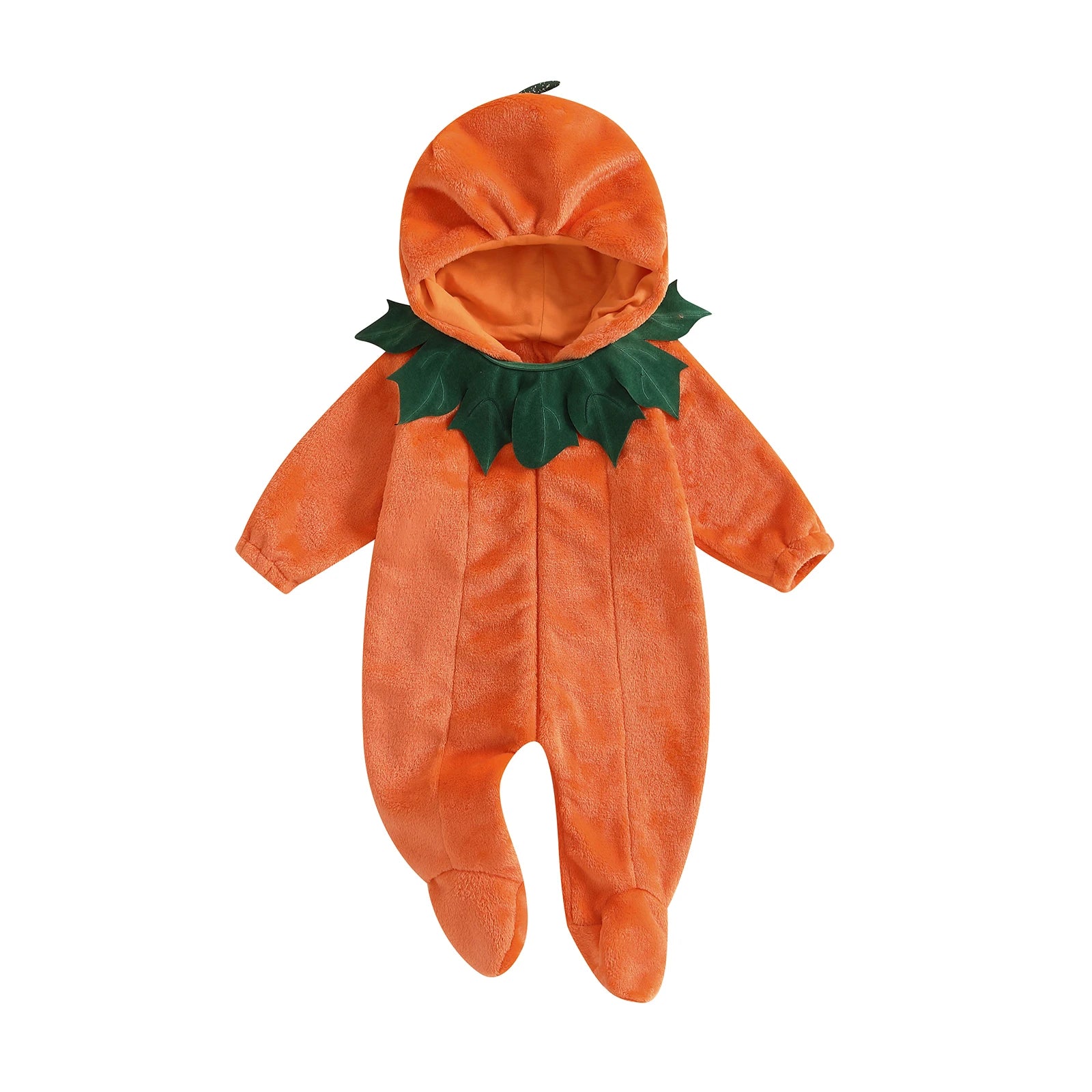 Cozy Pumpkin Costume Romper for Infants - Infant Halloween Costumes