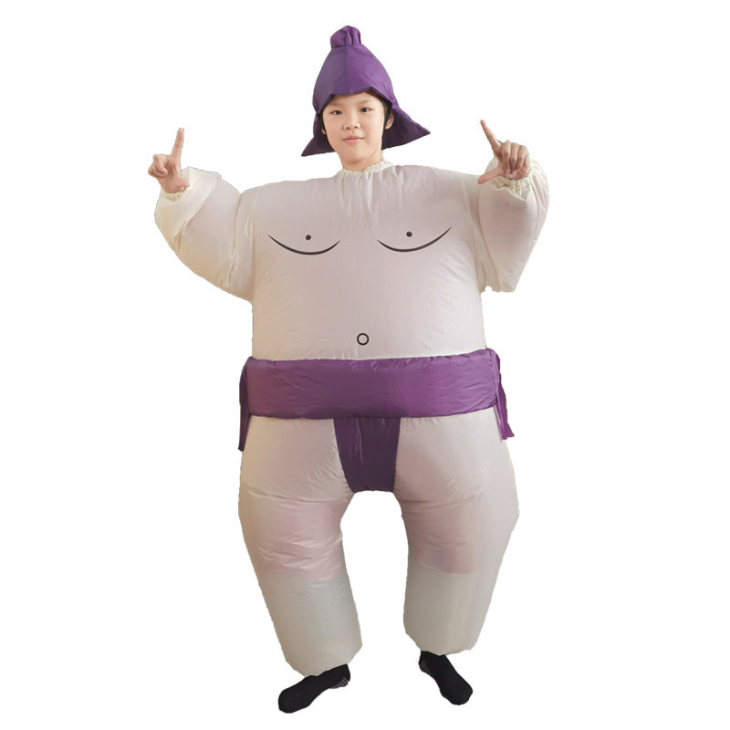 Inflatable Sumo Wrestler Costume | Funny Blow-Up Suit (Adult & Child Sizes Available)