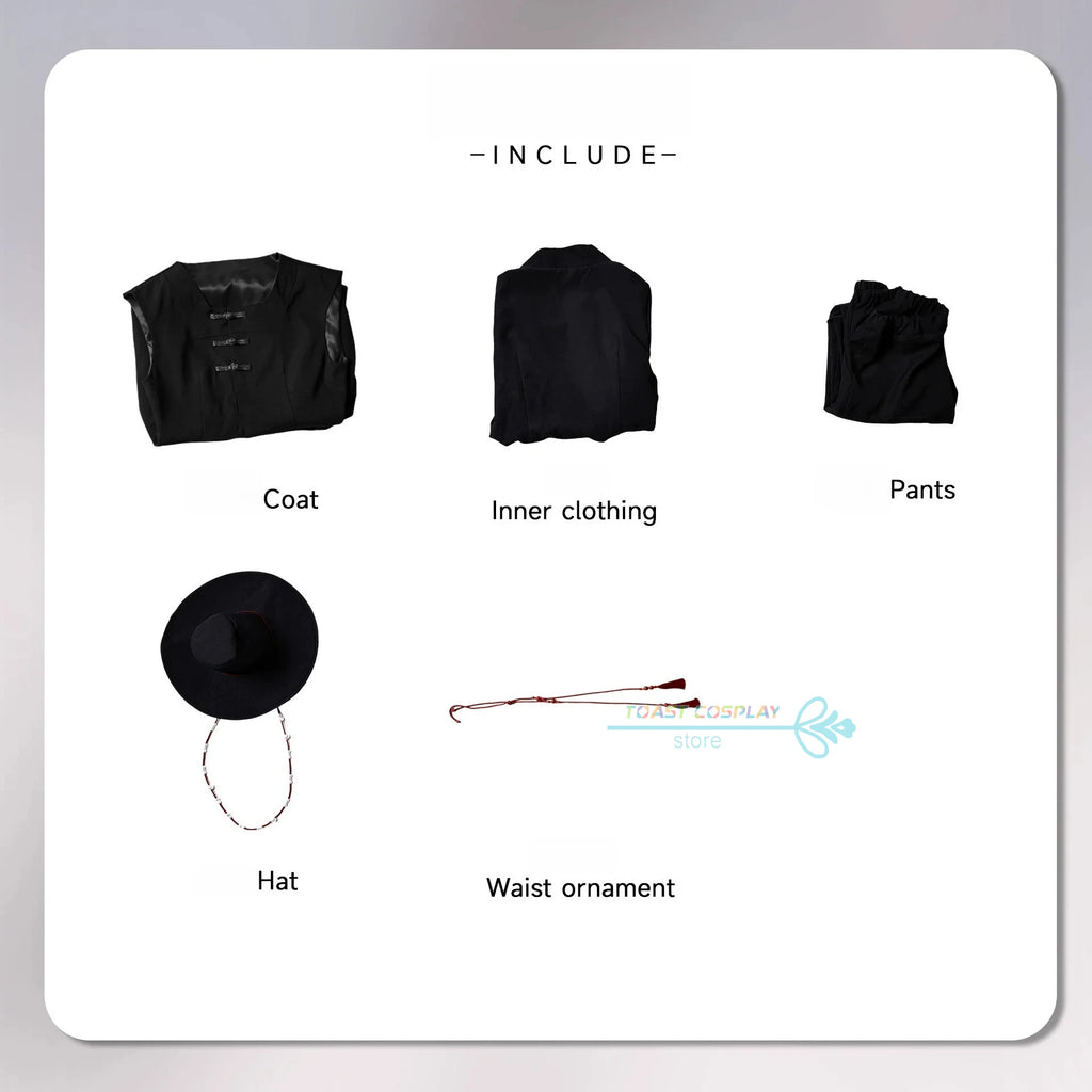 K-Pop Demon Hunter Cosplay Costume: Unisex Black Outfit for Halloween