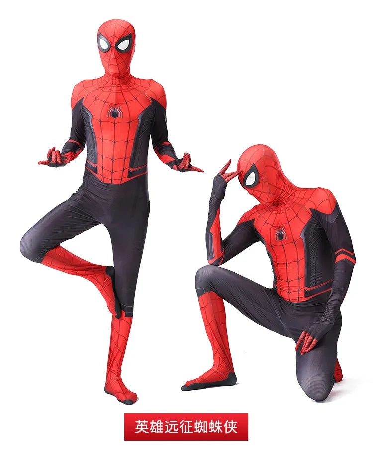 Anime Spider Man Costume Adult Jumpsuit Spandex | Superhero Zhentai Halloween Party Cosplay