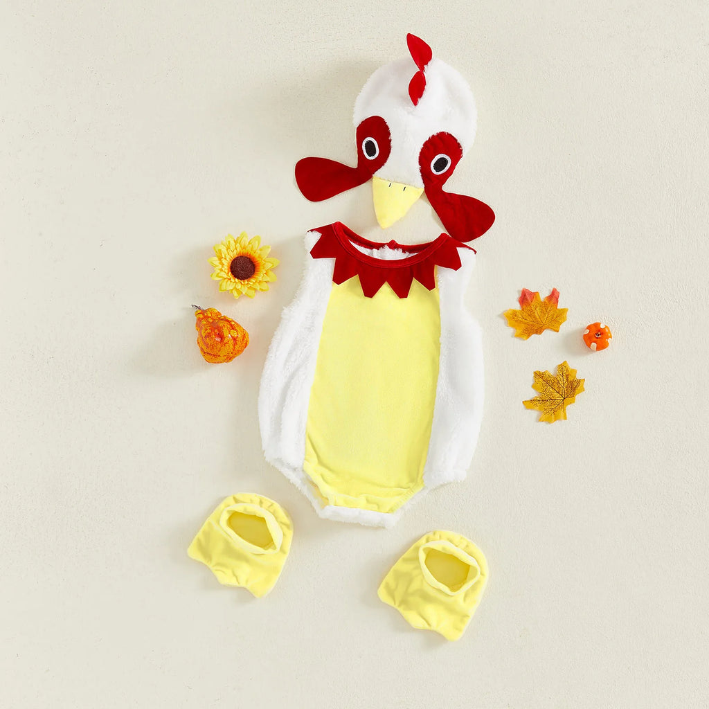 Cutest Chick in the Coop! 3-Piece Baby Costume Set - Infant Halloween Costume