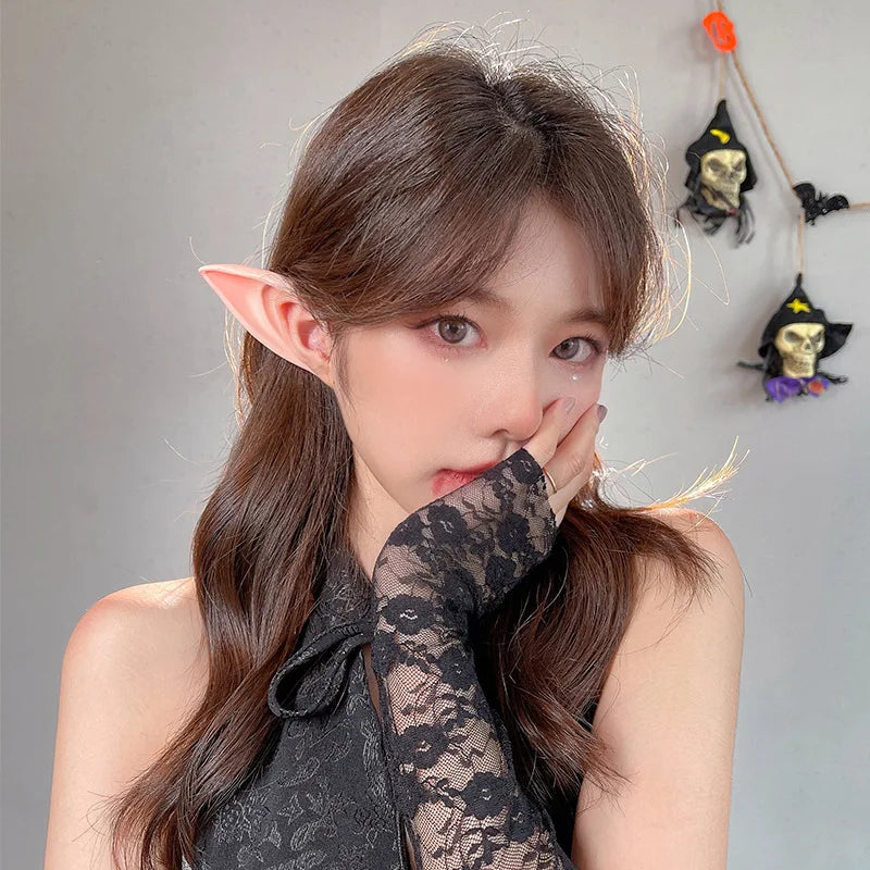 Soft Latex Elf Ears (1 Pair) | Fairy &  Pixie Prosthetic Ears for Halloween Cosplay