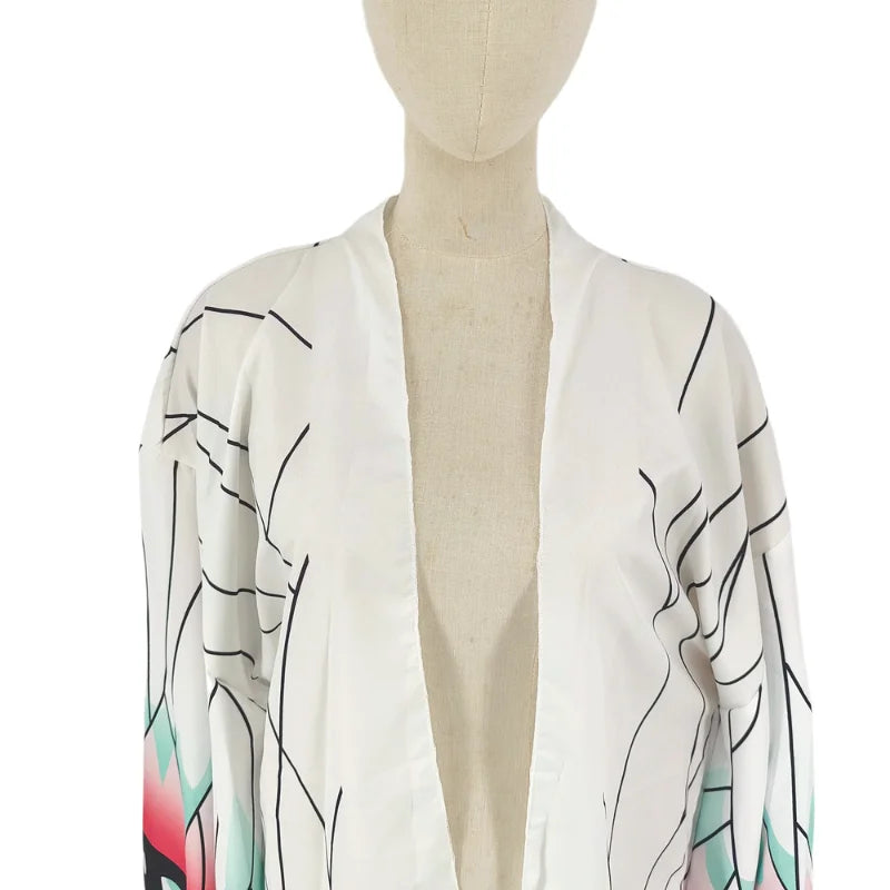 Japanese Anime Kochou Shinobu Cosplay Costume |  Kimono Cardigan