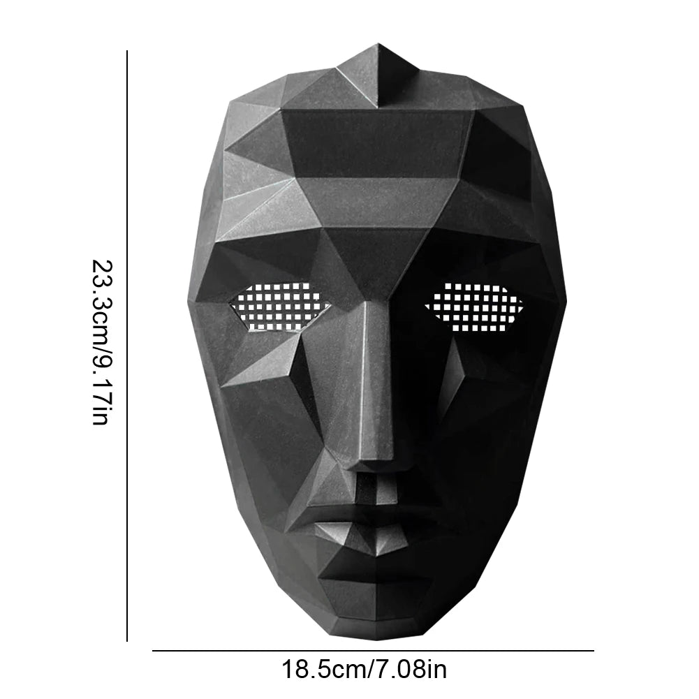 Squid Game Cosplay Masks | Choose Your Role: Front Man or Soldier (Circle, Square, Triangle)