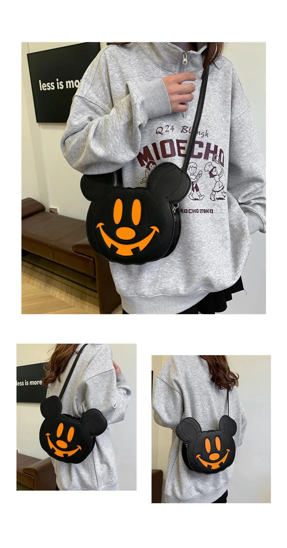 Mickey Pumpkin Crossbody Bag | Theme Park Accessory