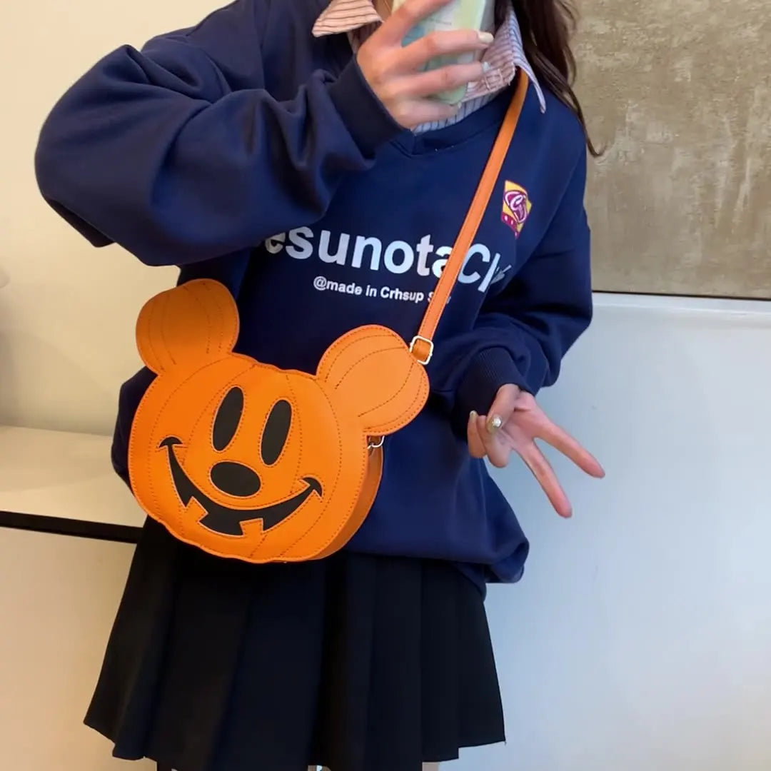 Mickey Pumpkin Crossbody Bag | Theme Park Accessory